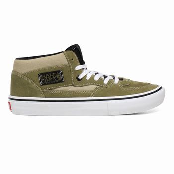 Férfi Vans Half Cab Pro Deszkás Cipő VA0936184 Zöld